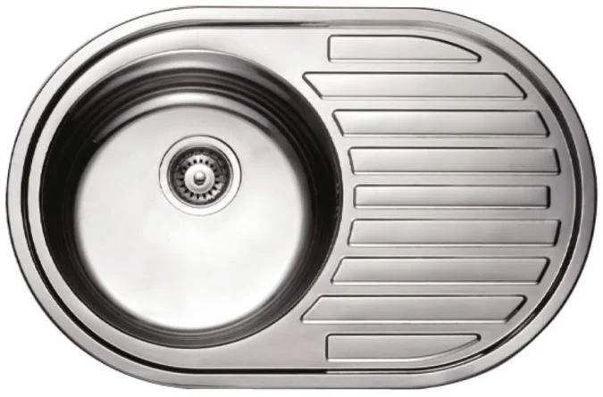 Кухонная мойка Haiba HBS5077, матовая сталь Кухонная мойка Haiba HBS5077, матовая сталь