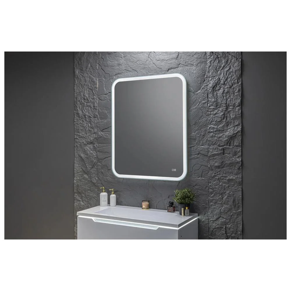 Зеркало Silver Mirrors Стив 800х1000 LED-00002950 подогревсенсорный выключатель крепление — Изображение 6