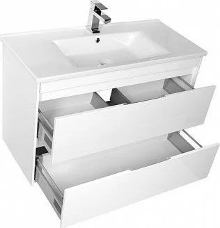 Тумба с раковиной Aquanet Тулон 100 белый 00213066 Тумба с раковиной Aquanet Тулон 100 белый 00213066