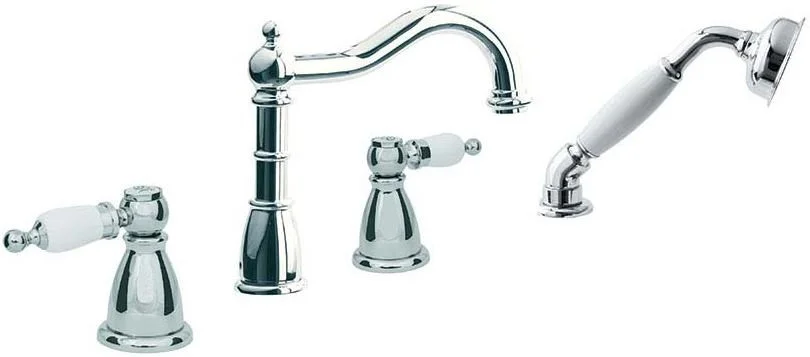 Смеситель на борт ванны Boheme Cromo 396 Смеситель на борт ванны Boheme Cromo 396