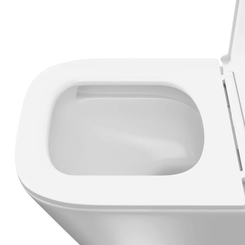 Унитаз подвесной Kerama Marazzi Cubo Tornado CU.T.wc.02 с системой смыва торнадо с крепежом и сиденьем, белый глянцевый — Изображение 15