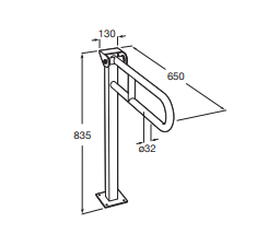 Поручень Roca Access Comfort 816910009 Поручень Roca Access Comfort 816910009