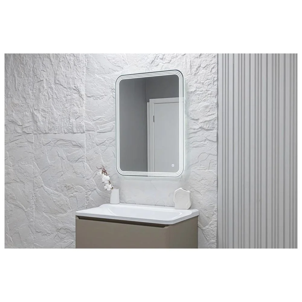 Зеркало Silver Mirrors MaryS 600х800 LED-00003117 бегущий свет сенсорный выключатель — Изображение 6