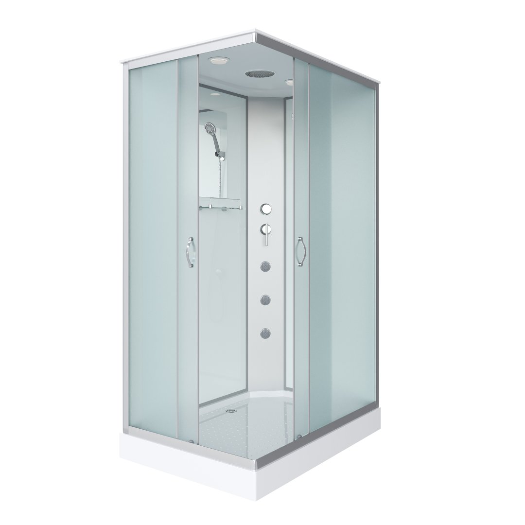 Душевая кабина Niagara Classic NG-43975-14QG (900х700х2150) низкий поддон (13см) стекло матовое 439753QG Душевая кабина Niagara Classic NG-43975-14QG (900х700х2150) низкий поддон (13см) стекло матовое 439753QG