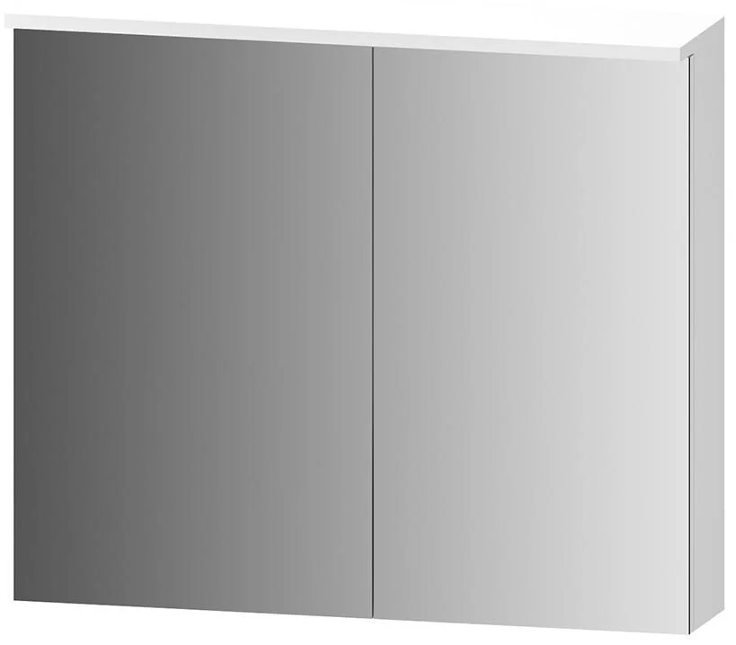 Зеркальный шкаф AM.PM Spirit 80 M70MCX0801WG с подсветкой, белый глянец Зеркальный шкаф AM.PM Spirit 80 M70MCX0801WG с подсветкой, белый глянец