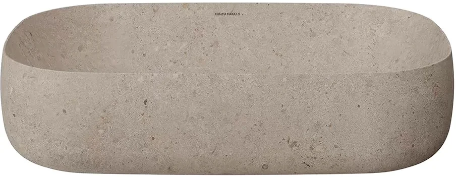 Раковина Kerama Marazzi Magica MA.wb.65\STB накладная 65, бежевый камень — Изображение 3
