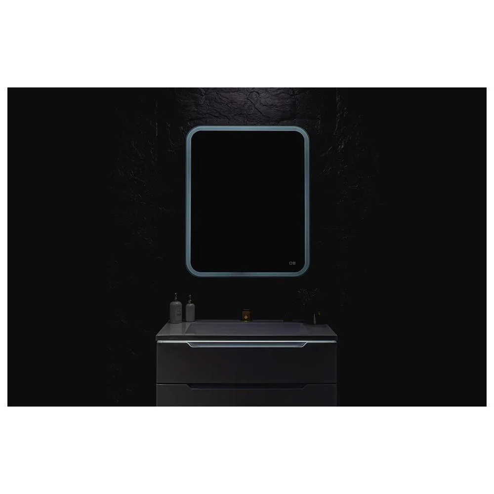 Зеркало Silver Mirrors Стив 800х1000 LED-00002950 подогревсенсорный выключатель крепление — Изображение 5