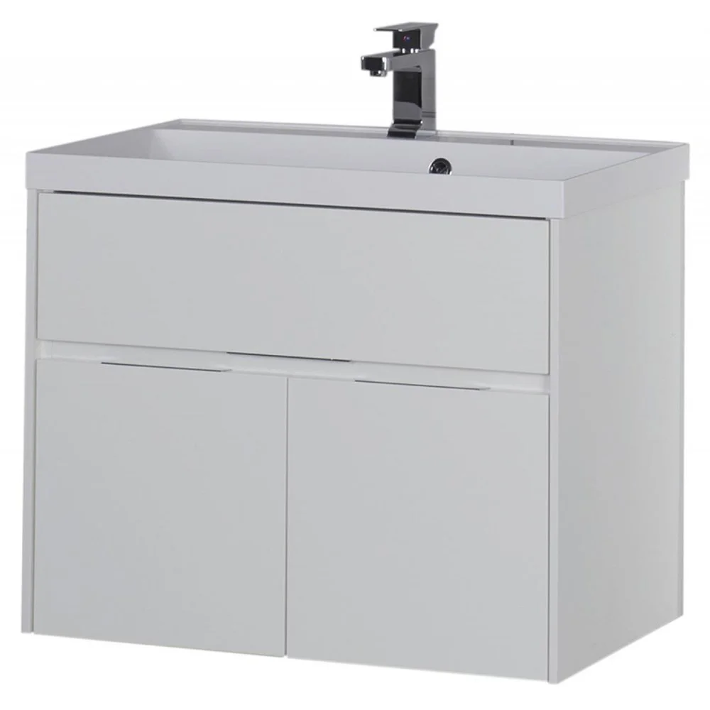 Тумба с раковиной Aquanet Латина 80 белый 00179638+00179395 Тумба с раковиной Aquanet Латина 80 белый 00179638+00179395