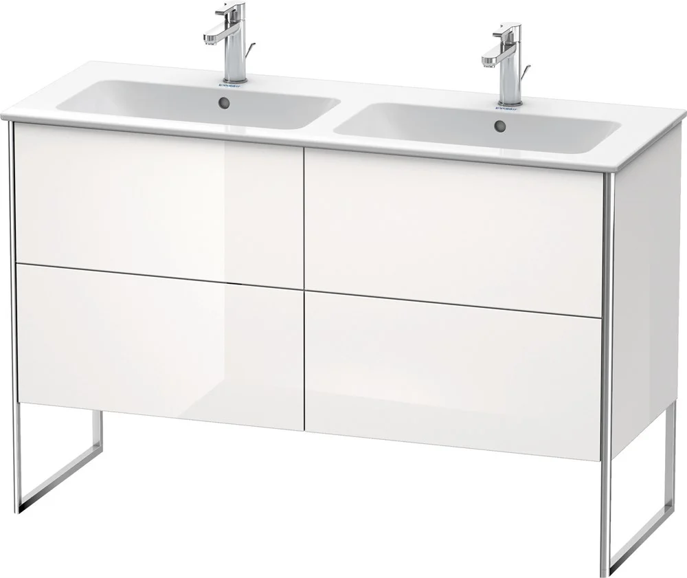 Тумба под раковину Duravit XSquare XS444902222 напольная 128 см белая глянцевый Тумба под раковину Duravit XSquare XS444902222 напольная 128 см белая глянцевый