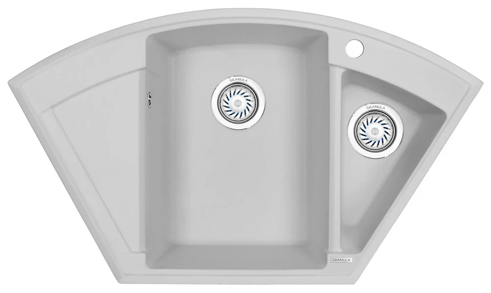 Кухонная мойка Granula 9001, АРКТИК (БЕЛЫЙ), кварц 890х490 Кухонная мойка Granula 9001, АРКТИК (БЕЛЫЙ), кварц 890х490