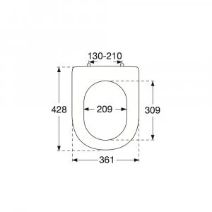 Крышка-сиденье Villeroy & Boch Hommage 8809S1R1 (8809 S1 R1) белый Alpin Крышка-сиденье Villeroy & Boch Hommage 8809S1R1 (8809 S1 R1) белый Alpin