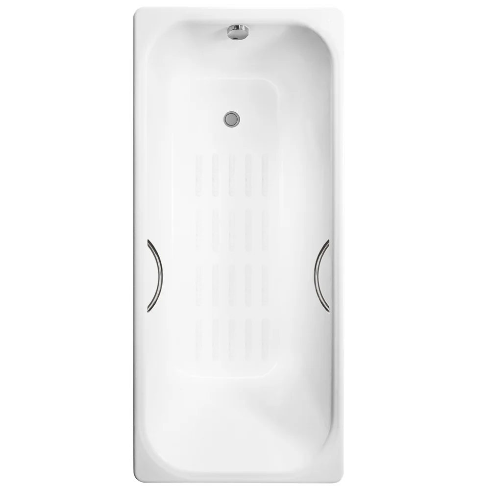 Ванна чугунная Delice Aurora 1600х750 с отверстиями под ручки и антискользящим покрытием DLR2 DLR230604R-AS Ванна чугунная Delice Aurora 1600х750 с отверстиями под ручки и антискользящим покрытием DLR2 DLR230604R-AS