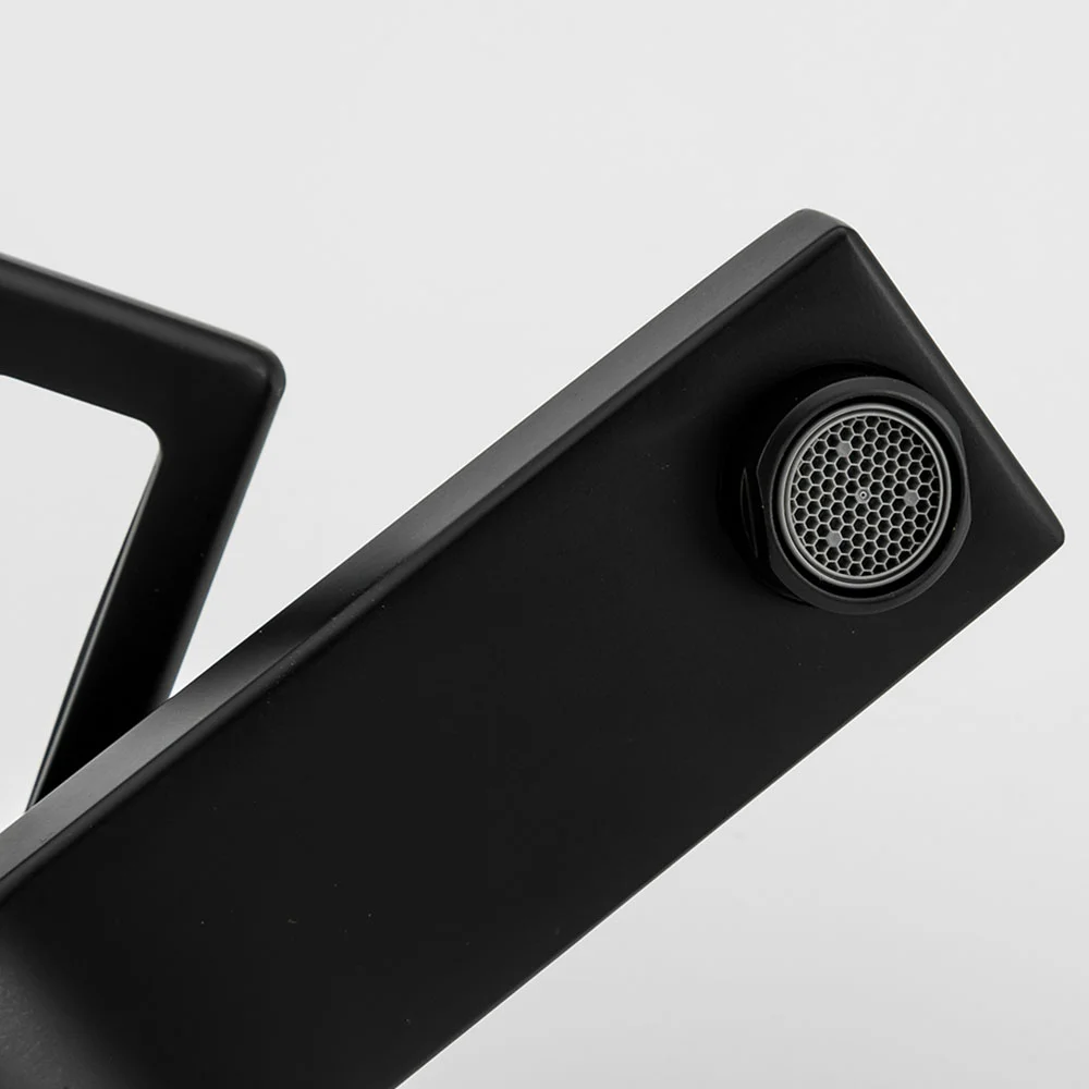 Смеситель для раковины Gappo G1017-6 черный — Изображение 5