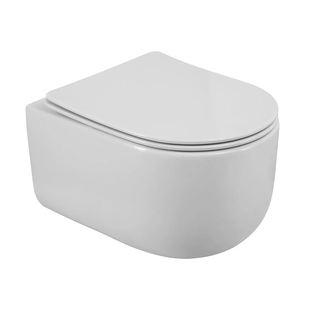 Унитаз подвесной BelBagno SOFT-TOR BB084CH-TOR/BB051SC безободковый с сиденьем Унитаз подвесной BelBagno SOFT-TOR BB084CH-TOR/BB051SC безободковый с сиденьем