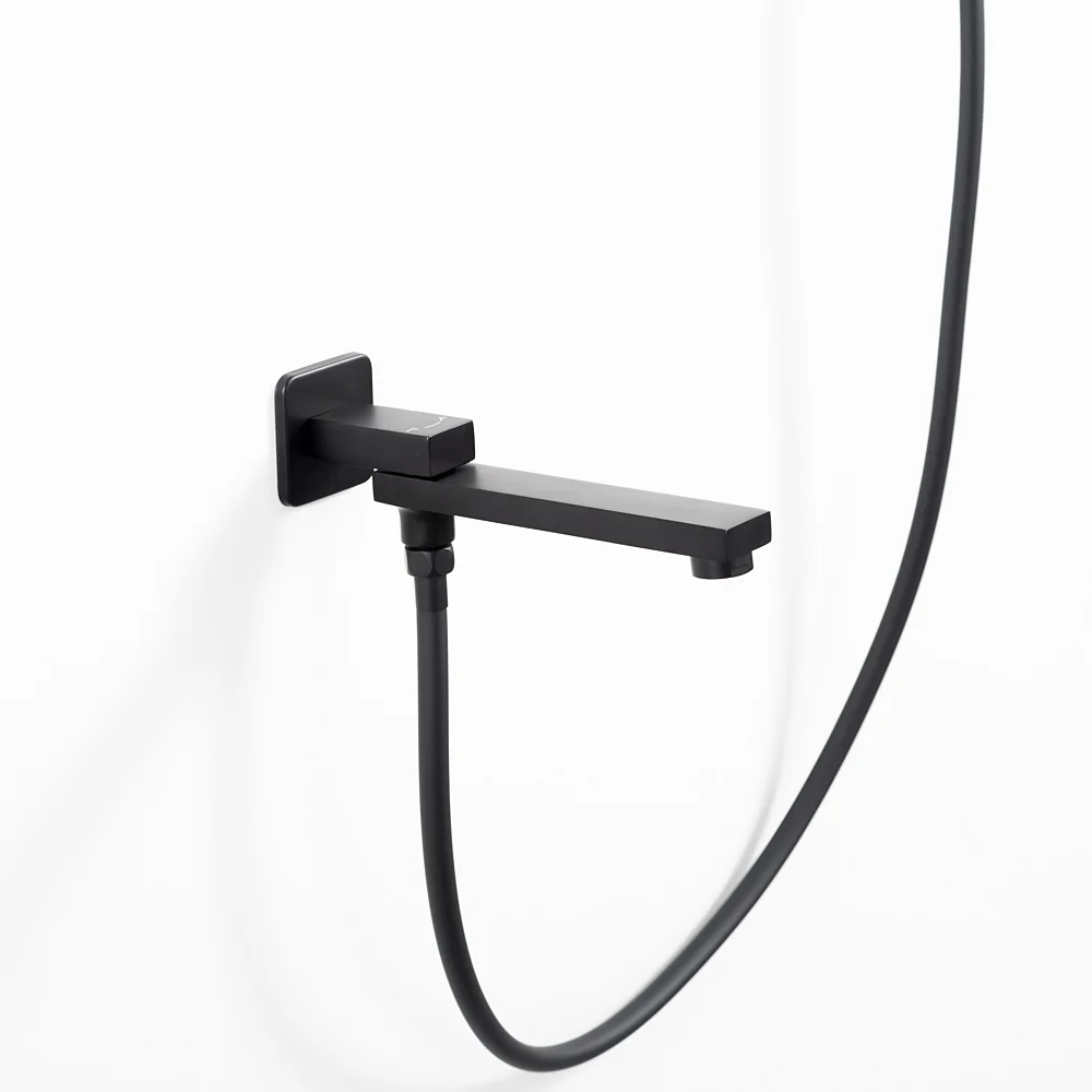 Душевая система FRAP F7191-6 встраиваемая, черный — Изображение 6