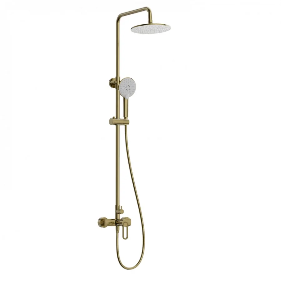 Душевая система Wonzon & Woghand брашированное золото (WW-B2166-A-BG) Душевая система Wonzon & Woghand брашированное золото (WW-B2166-A-BG)