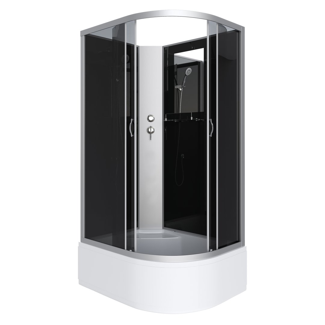 Душевая кабина Niagara Classic NG-2510-14LBK (1200х800х2000) высокий поддон (40см) стекло тонированное 25101434LBK Душевая кабина Niagara Classic NG-2510-14LBK (1200х800х2000) высокий поддон (40см) стекло тонированное 25101434LBK