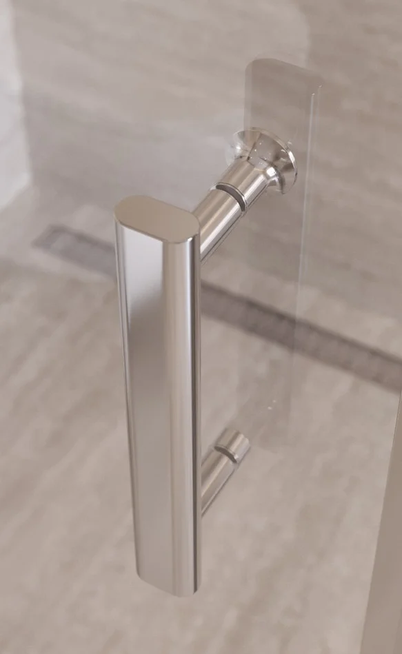 Душевой уголок BelBagno UNO-195-AHF-31-120/90-P-Cr 120x90 см, профиль хром, стекло рифленое — Изображение 5