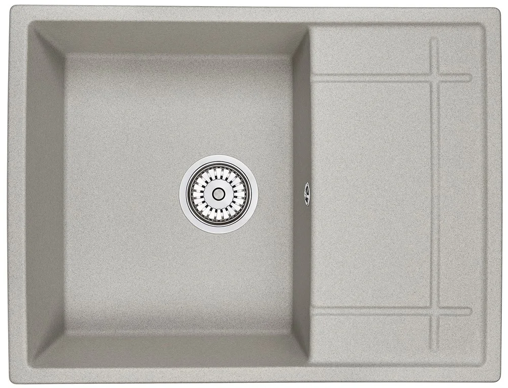 Кухонная мойка Granula 6501, БАЗАЛЬТ, кварц 650х495 Кухонная мойка Granula 6501, БАЗАЛЬТ, кварц 650х495