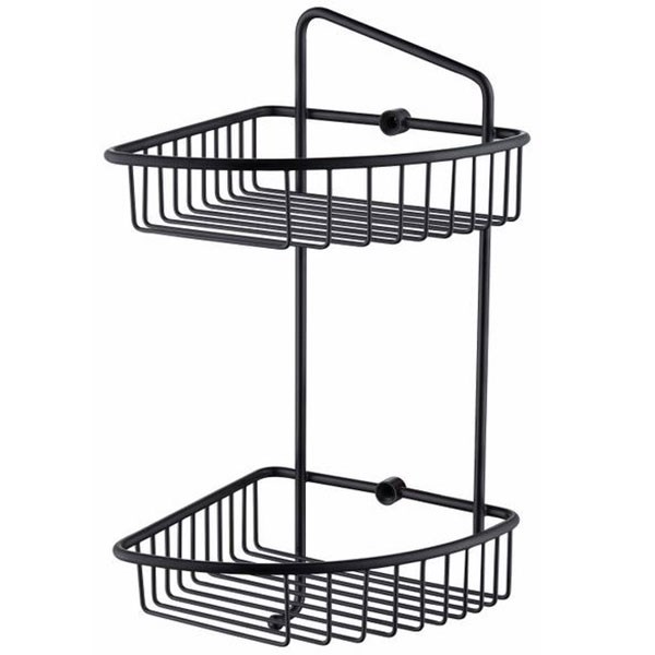 Полка Kaiser KH-5072 настенная двойная угловая 204*204*430*60 Black/латунь Полка Kaiser KH-5072 настенная двойная угловая 204*204*430*60 Black/латунь