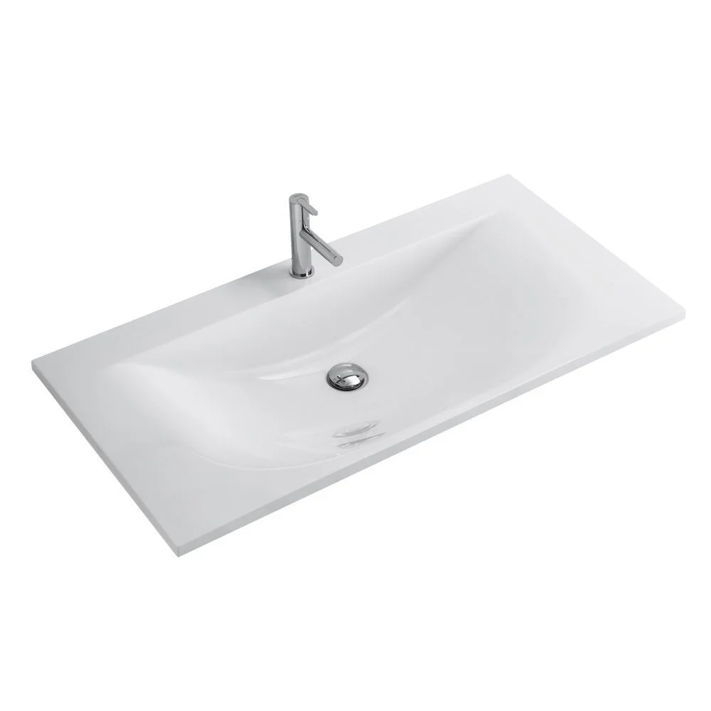 Раковина CEZARES CEZ1000/500-LV-MR белый 1000x500 искусственный камень Раковина CEZARES CEZ1000/500-LV-MR белый 1000x500 искусственный камень