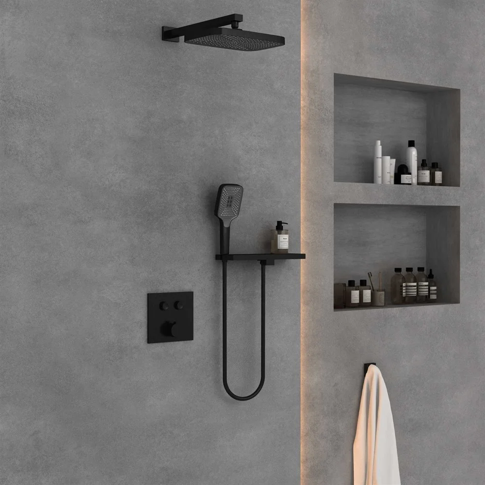 Душевая система Vincea VSFW-4211RMB встраиваемая, 2 режима, черный Душевая система Vincea VSFW-4211RMB встраиваемая, 2 режима, черный