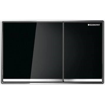 Клавиша смыва Geberit 115.640.SJ.1 Sigma60черное стекло Клавиша смыва Geberit 115.640.SJ.1 Sigma60черное стекло