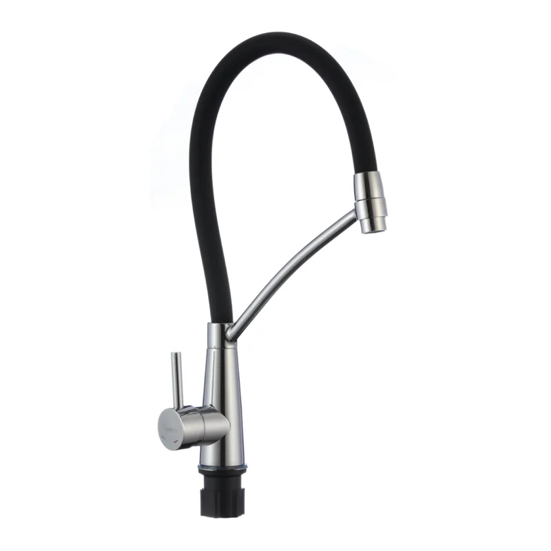 Смеситель для кухни Fmark FS8255A-01 с гибким изливом, хром — Изображение 1