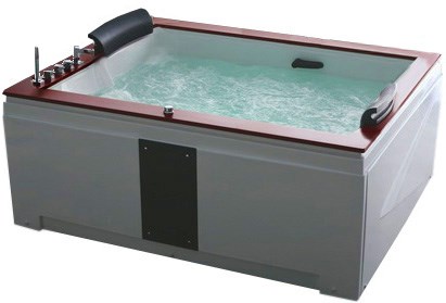 Акриловая ванна Gemy G9052 II B L 186x151 прямоугольная, левая, гидромассажная