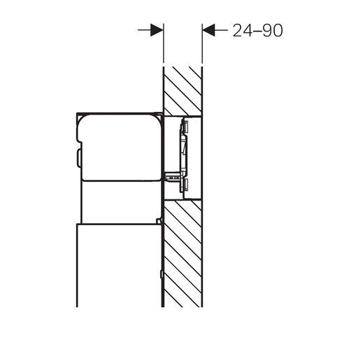 Клавиша смыва Geberit 115.081.SI.1 Omega 60 металл, стекло белое Клавиша смыва Geberit 115.081.SI.1 Omega 60 металл, стекло белое