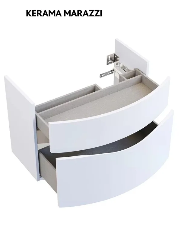 Тумба под раковину Kerama Marazzi Riva 80 см RV.80\WHT.M белая матовая — Изображение 5