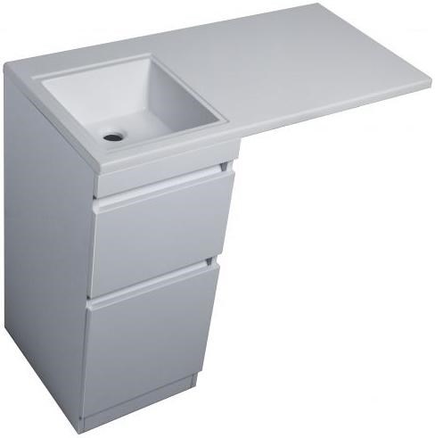 Тумба под раковину Style Line Даллас 100 люкс PLUS, белая АА00-000069 Тумба под раковину Style Line Даллас 100 люкс PLUS, белая АА00-000069