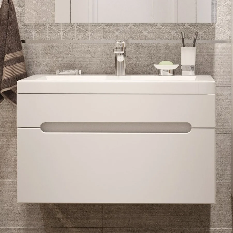 Тумба с раковиной DIWO Коломна 80, подвесная 462689 Тумба с раковиной DIWO Коломна 80, подвесная 462689