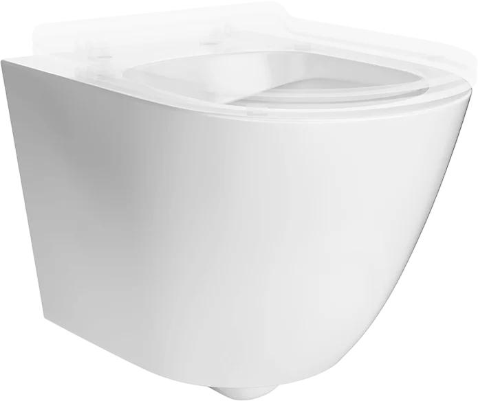 Унитаз подвесной Kerama Marazzi Sfera SF.wc.02 безободковый с крепежом, белый глянцевый — Изображение 4