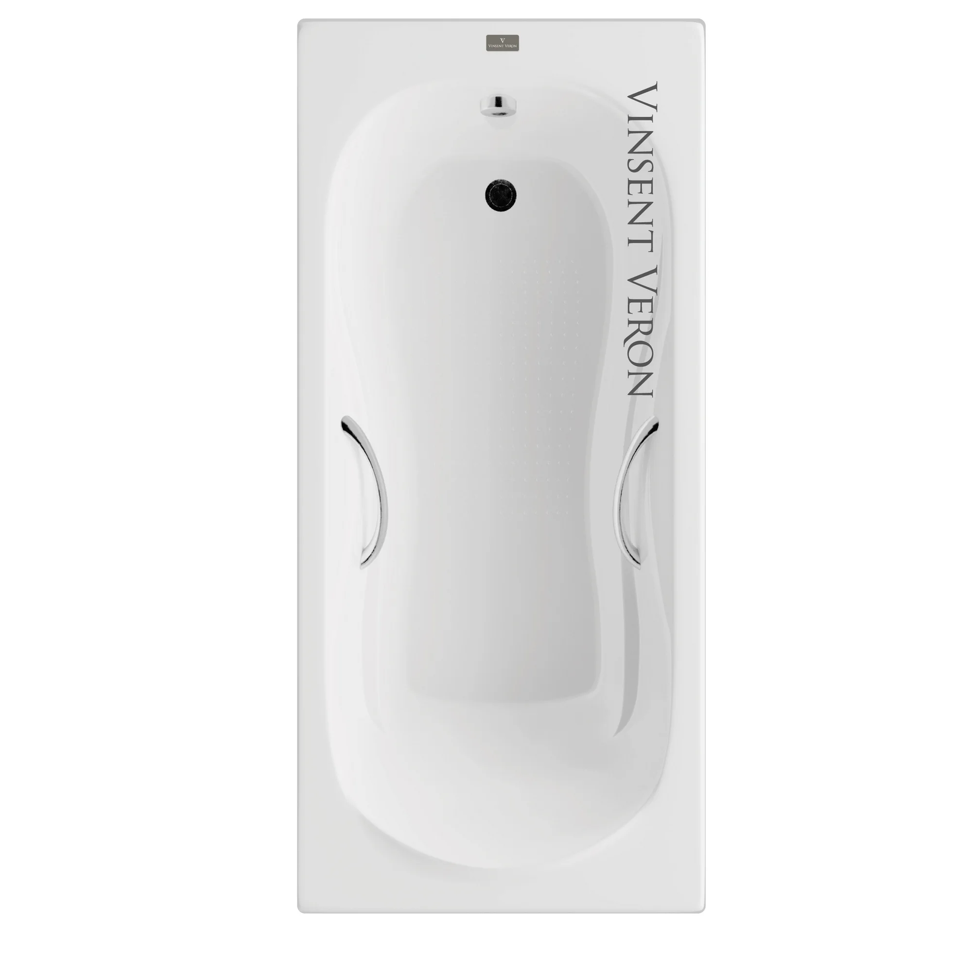 Ванна чугунная Vinsent Veron Haiti 170x80x42 VHT1708042H/VH008CH с хромированными ручками Ванна чугунная Vinsent Veron Haiti 170x80x42 VHT1708042H/VH008CH с хромированными ручками