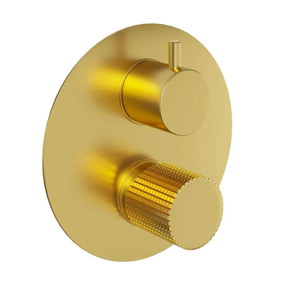 Смеситель для ванны Paini Cox Grip 7GPJ6911 встраиваемый, матовое золото Смеситель для ванны Paini Cox Grip 7GPJ6911 встраиваемый, матовое золото