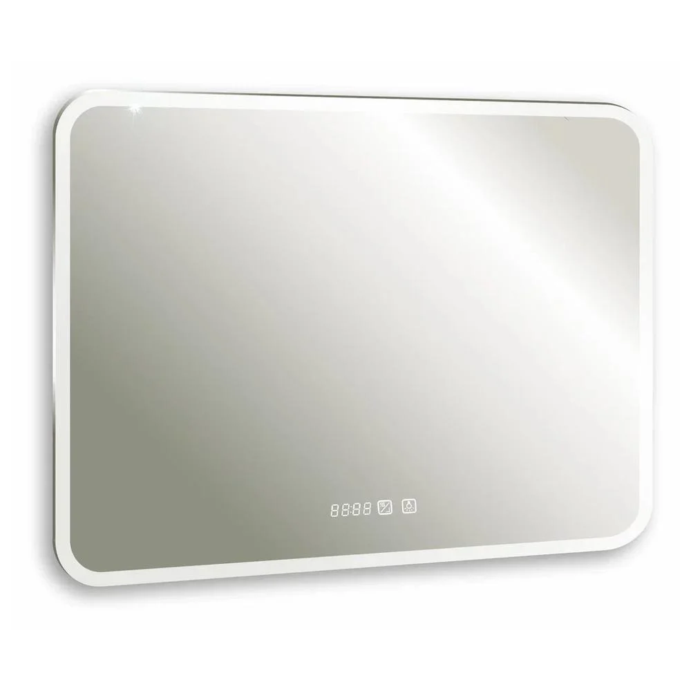 Зеркало Silver Mirrors Стив 1000х800 ФР-00001650 сенсорный выключатель двойной подогрев часы — Изображение 1