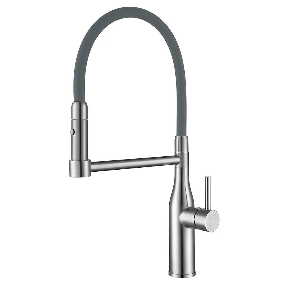 Смеситель для кухни GAPPO G4398-55 с гибким изливом, сатин — Изображение 1