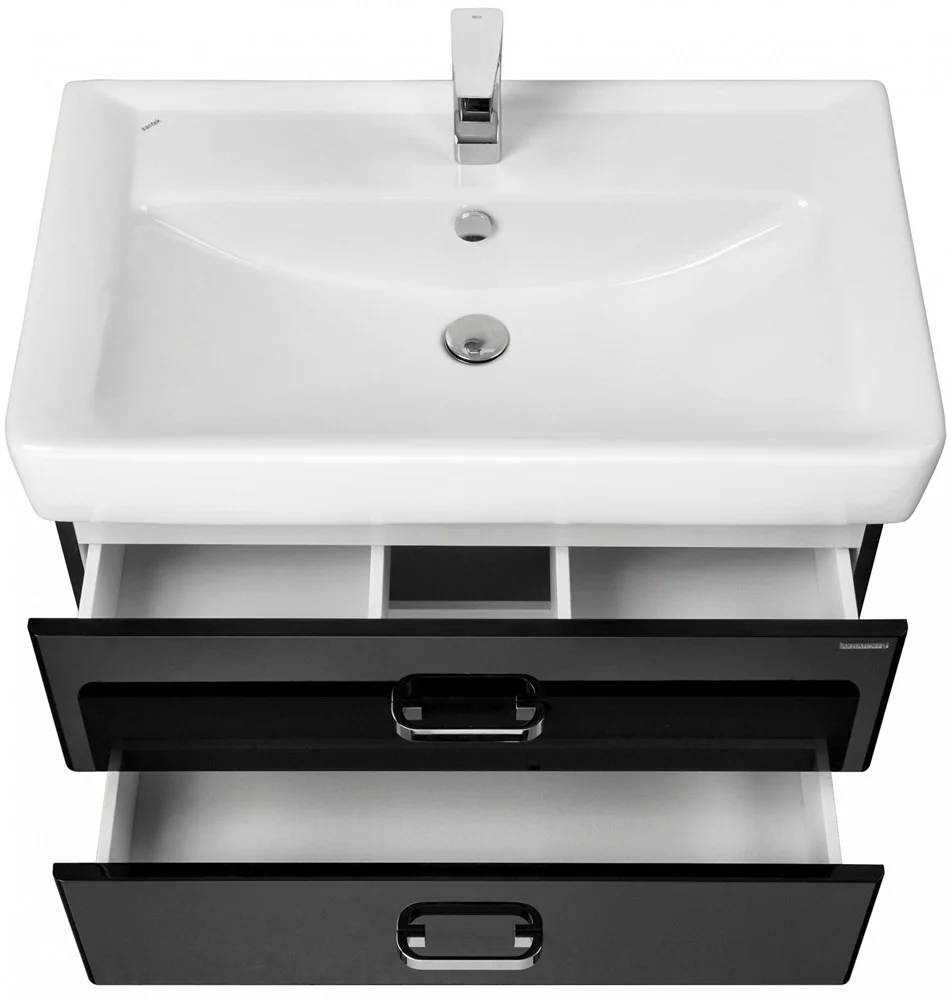 Тумба под раковину Aquaton Америна 80 черный 1A137701AM950 Тумба под раковину Aquaton Америна 80 черный 1A137701AM950