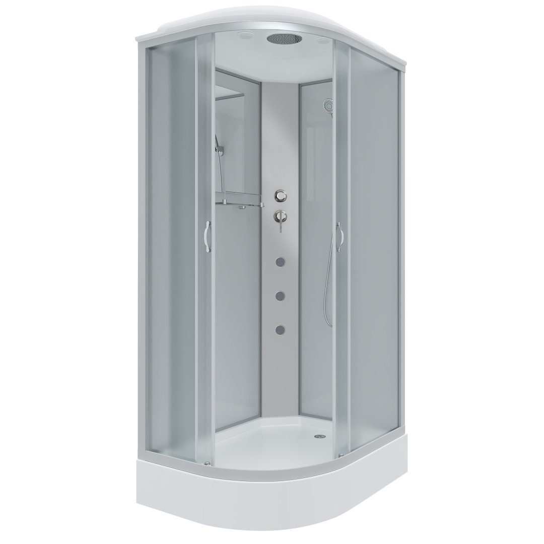 Душевая кабина Niagara Classic NG-3312-14RG (1200х800х2150) низкий поддон (13см) стекло матовое 33121423RG Душевая кабина Niagara Classic NG-3312-14RG (1200х800х2150) низкий поддон (13см) стекло матовое 33121423RG