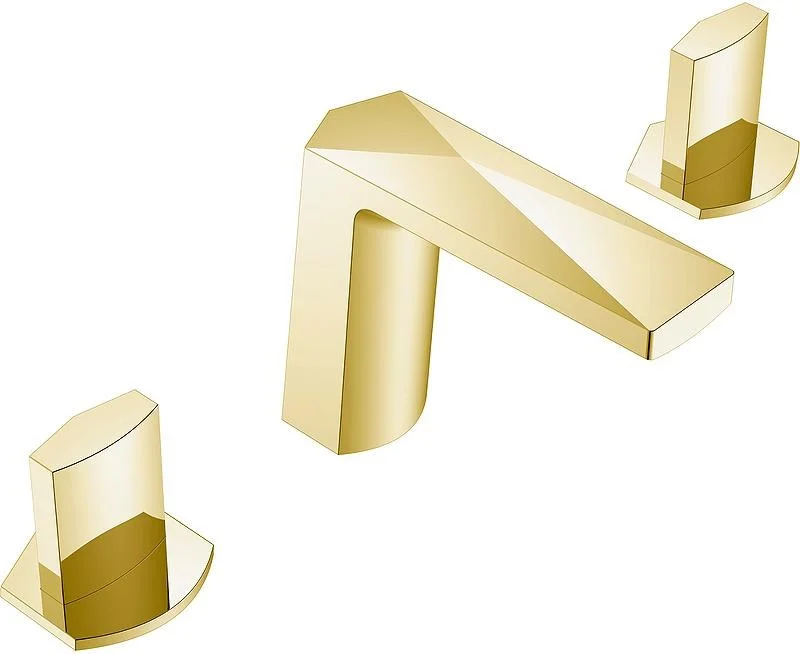 Смеситель на борт ванны Boheme Venturo 150-MG-ICE на 3 отверстия Matt Gold, ручка ICE Смеситель на борт ванны Boheme Venturo 150-MG-ICE на 3 отверстия Matt Gold, ручка ICE