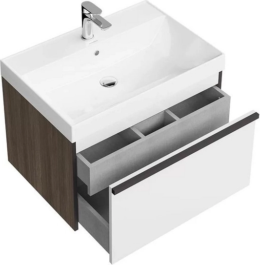 Тумба под раковину Kerama Marazzi Modula MOD.70.1+1\AR подвесная 70 арабика — Изображение 6