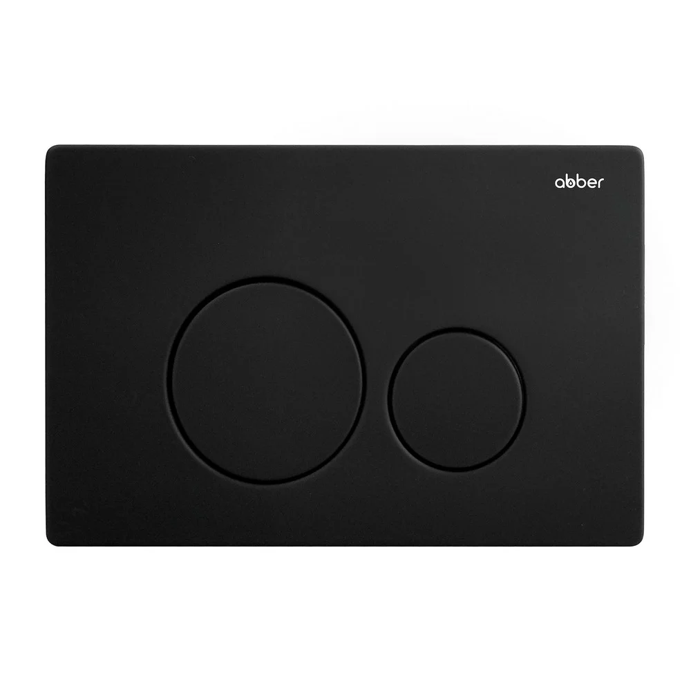Комплект унитаза ABBER Bequem AC1100 белый с инсталляцией AC0105 и кнопкой AC0121MB черная матовая — Изображение 5