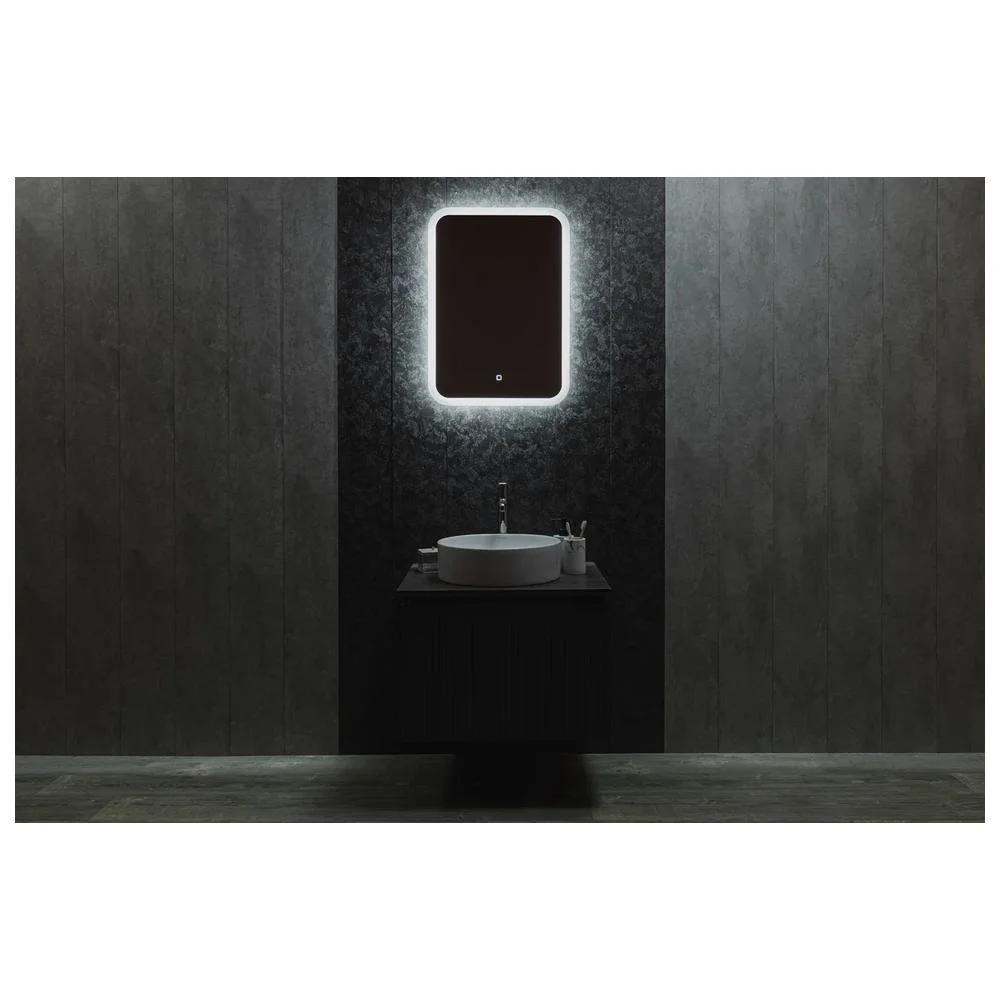 Зеркало Silver Mirrors Stiv-Lite 500х700 LED-00002729 подсветка cенсорный выключатель — Изображение 4