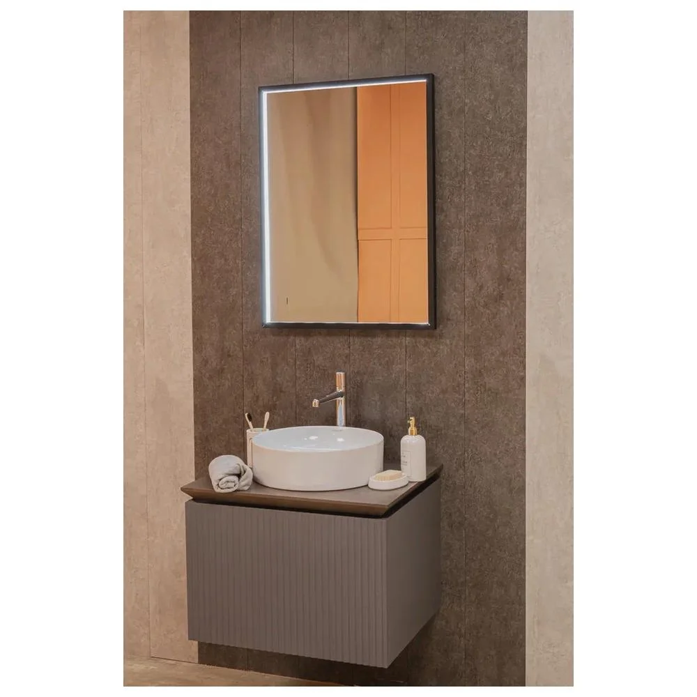 Зеркало Silver Mirrors Эдисон 600х800 LED-00002723 бесконтактный сенсор — Изображение 8