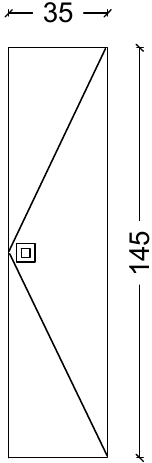 Шкаф-пенал Boheme Lucido Поталь 772-Foil Шкаф-пенал Boheme Lucido Поталь 772-Foil