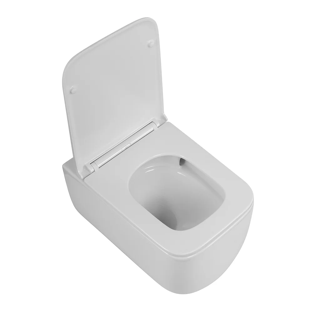 Унитаз подвесной BelBagno LUCE BB076CH-TOR/SC безободковый c сиденьем — Изображение 2