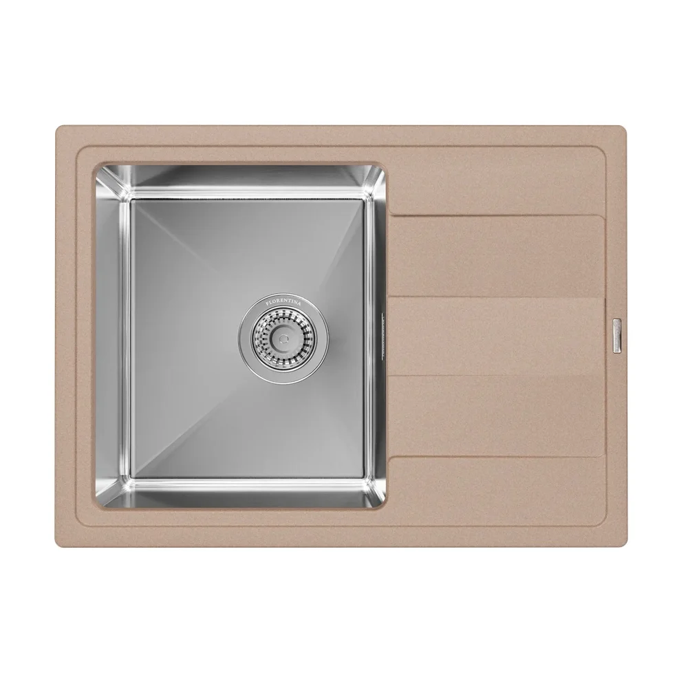 Кухонная мойка Florentina КОМБИ 21.390.B0650.107 песочный — Изображение 1
