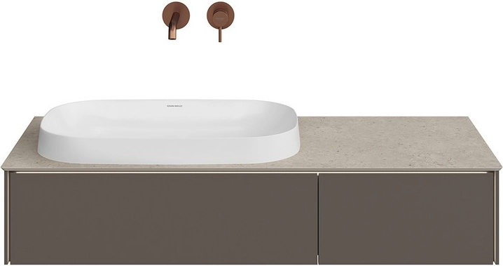 Тумба под раковину Kerama Marazzi Magica MA.120.2\EGR.M подвесная 120, вечерний серый матовый — Изображение 2