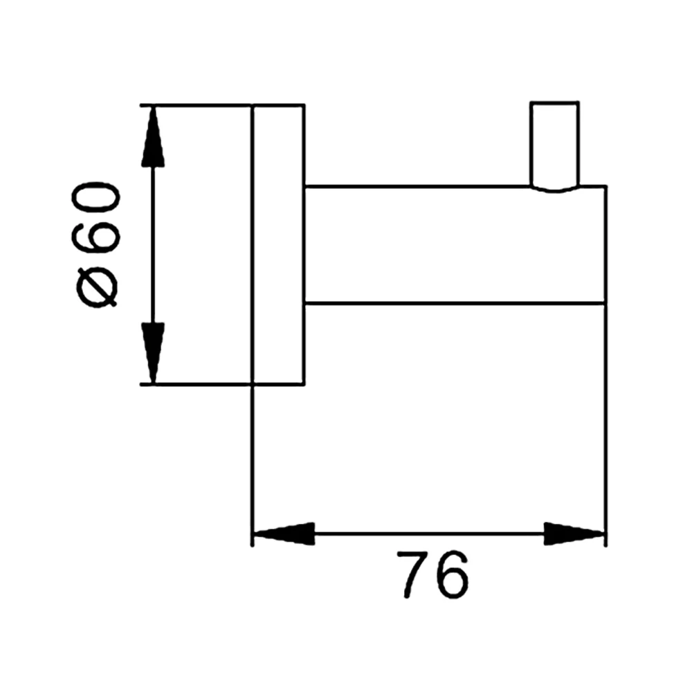 Крючок FRAP F30205 черный — Изображение 2